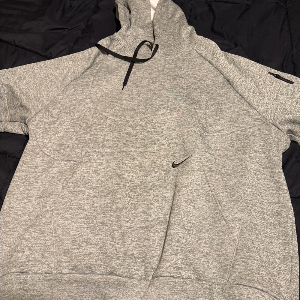 Nike Men's Heather Gray Hoodie